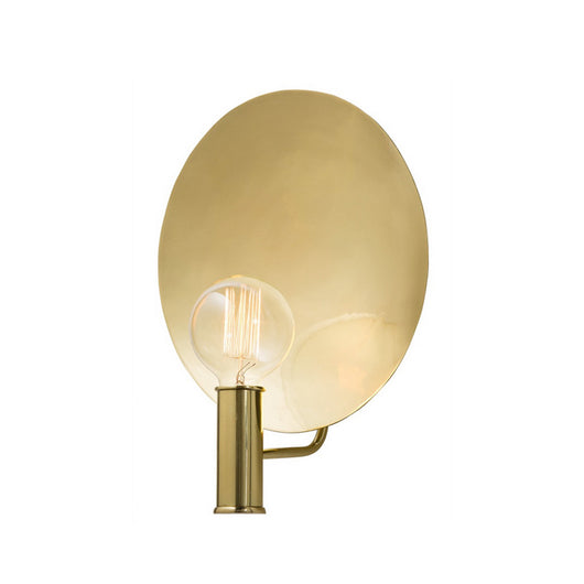 Round Brass Sconce