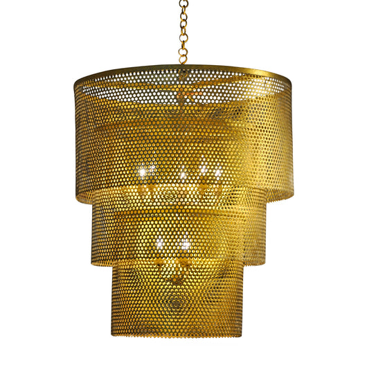 Gold Mesh Chandelier