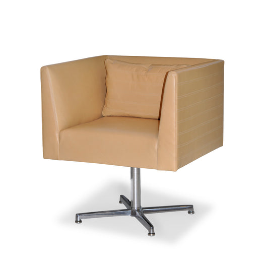 Pair Of Miles Pedestal Swivel Chairs