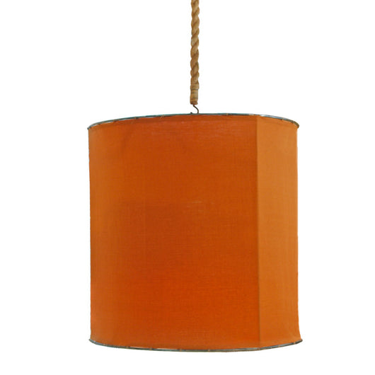 Orange Iron And Linen Light