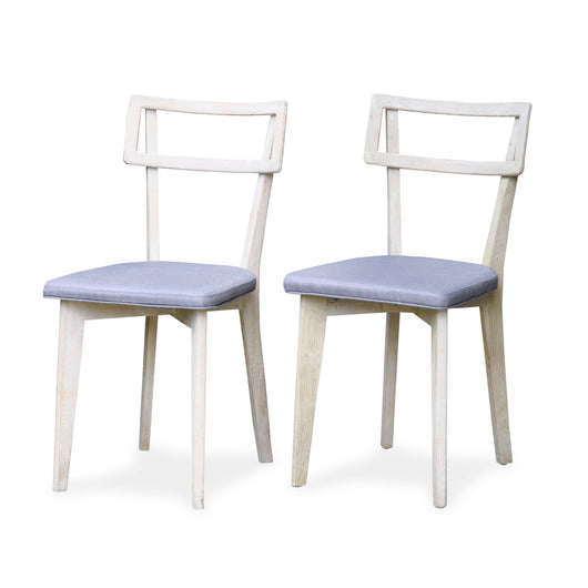 Set of 6 Wood Framed Chairs
