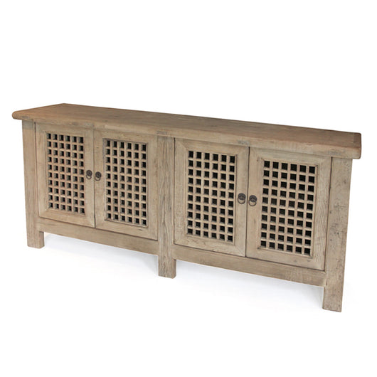 4 Door Grid Cabinet