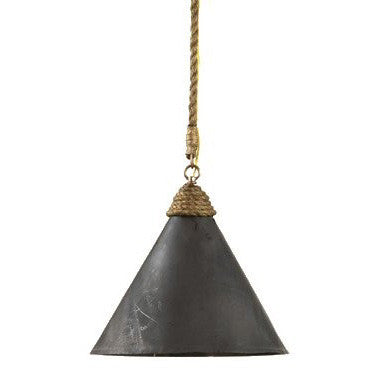 Large Lead Pendant Light