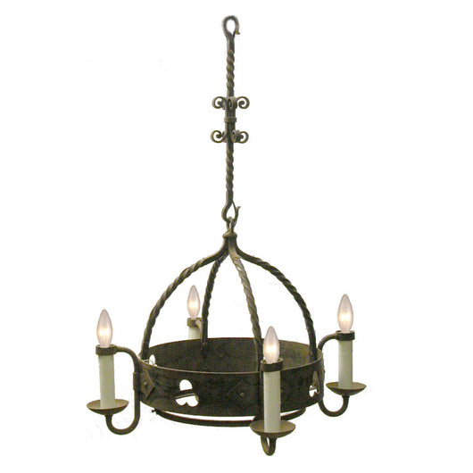 4 Light Round Chandelier