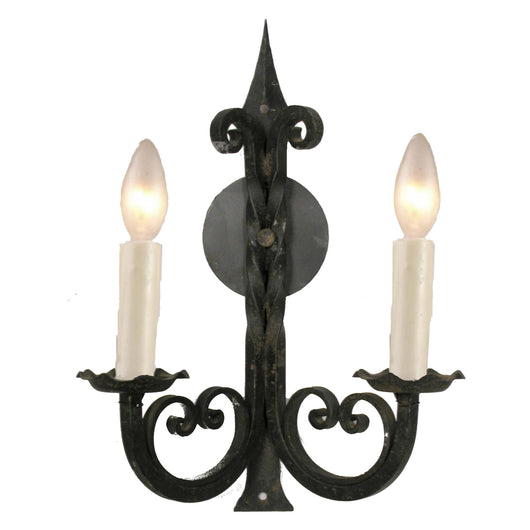Pair Of Curly 2 Light Sconces