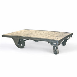 Wood & Iron Industrial Table