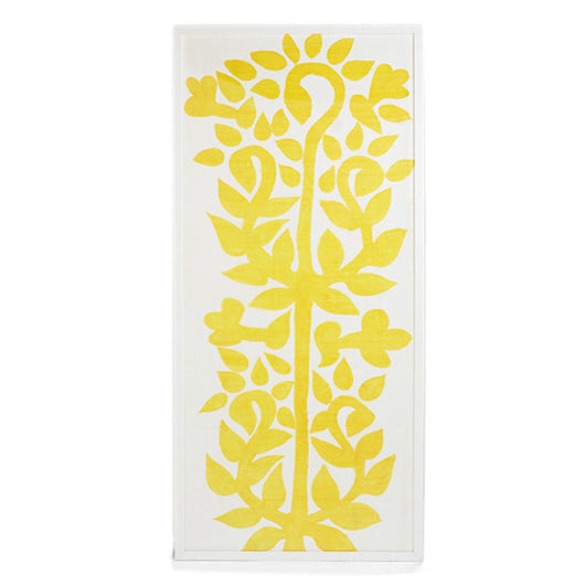 Framed French Yellow Panel