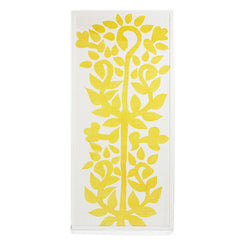 Framed French Yellow Panel