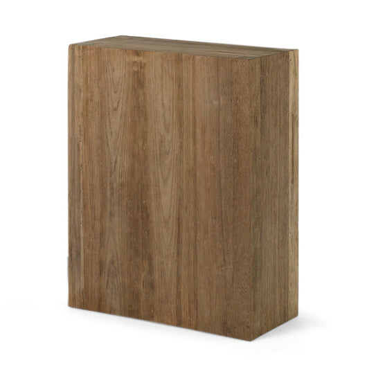 Slatted Wood Console