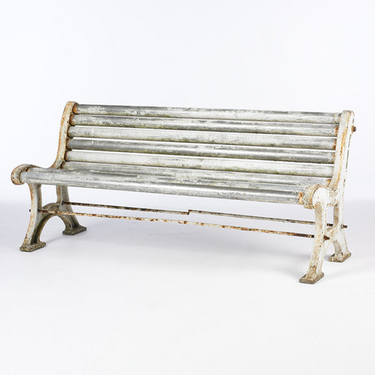 White Iron Bench