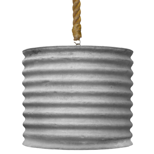 Large Zinc Tub Light