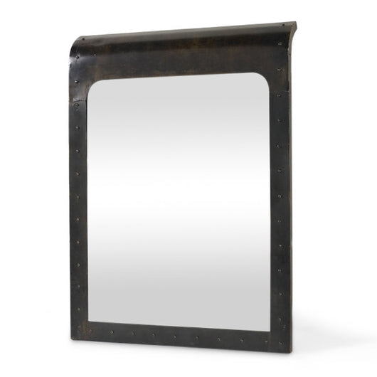 Black Rivet Mirror