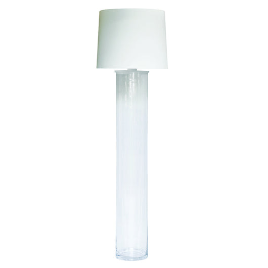 Glass Cylinder Floor Lamp