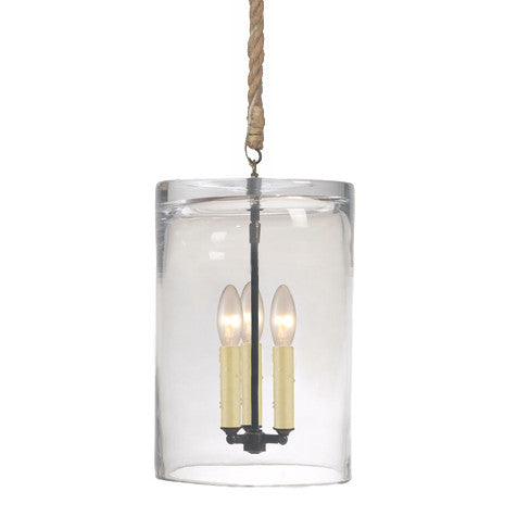 Round Ripple Glass Light