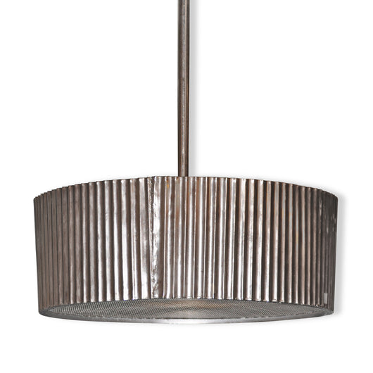 Ribbed Tin Light