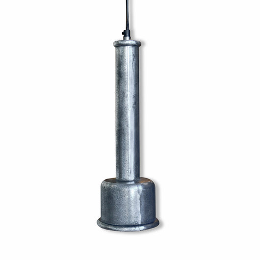Silver Narrow Industrial Pendant
