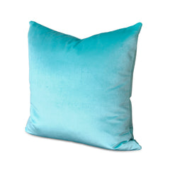 Aqua Velvet Pillow