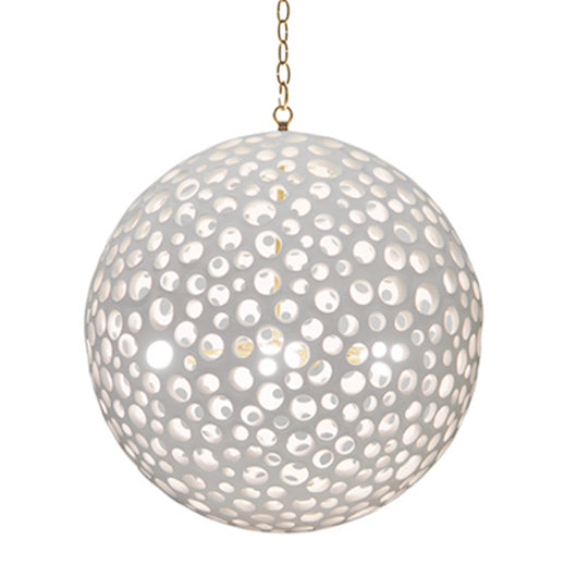 White Sponge Globe Light