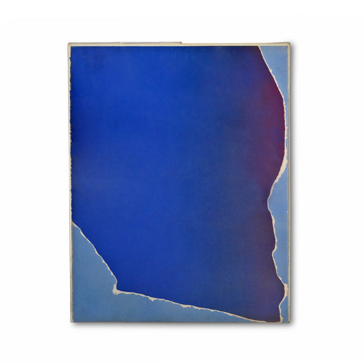 Framed Blue Engraving