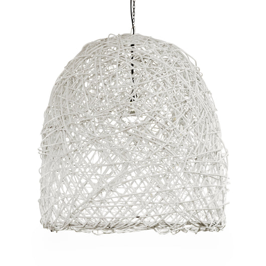 White Branch Basket Light