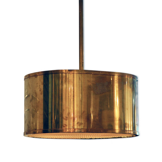 Brass Drum Shade Light