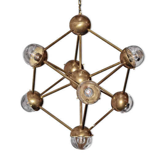 7 Light Brass Chandelier