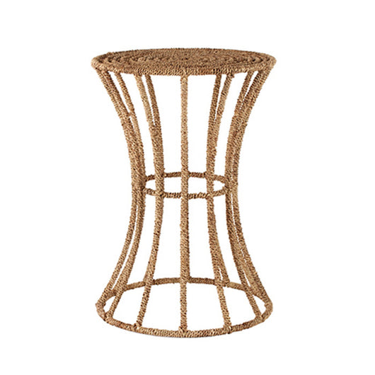 Jute Spool Side Table