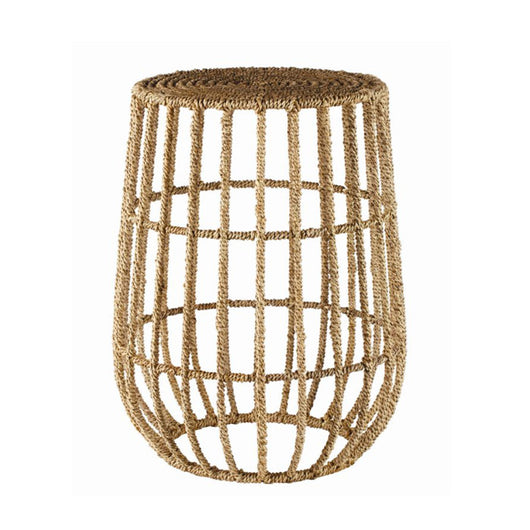 Jute Basket Side Table