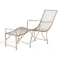 19th C. Iron Chaise