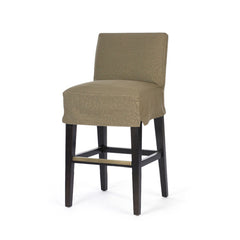 Pair Of C7001-52 Slipcovered Barstools