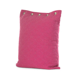 Fuschia Quilted Standard Pillow