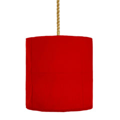 Red Iron And Linen Light