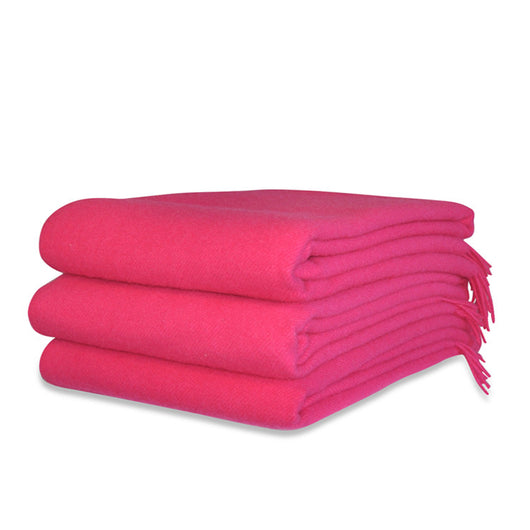 Framboise Wool Throw