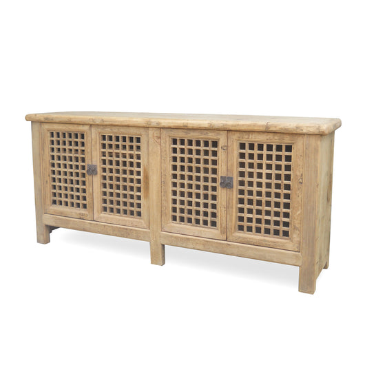 Four Door Grid Sideboard