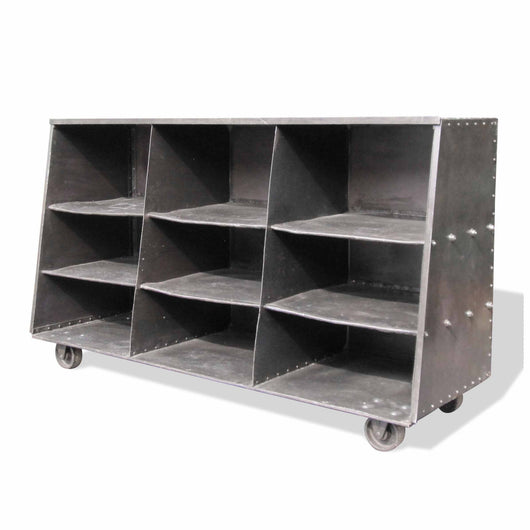 Large Open Metal Cabinet