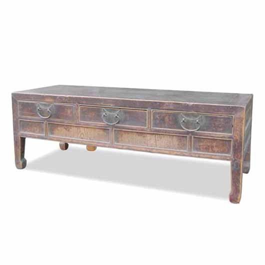 Black Coffee Table With Drawers