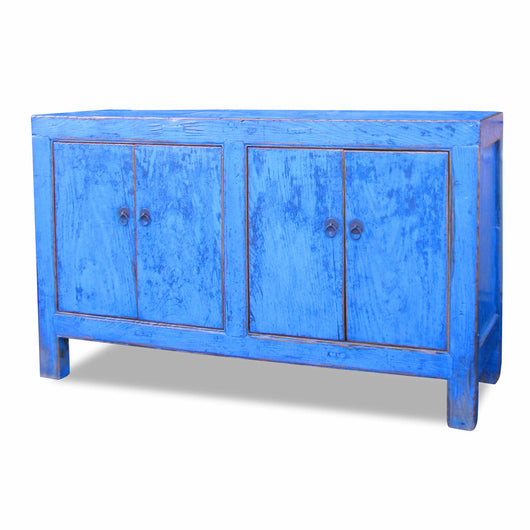 Four Door Blue Cabinet