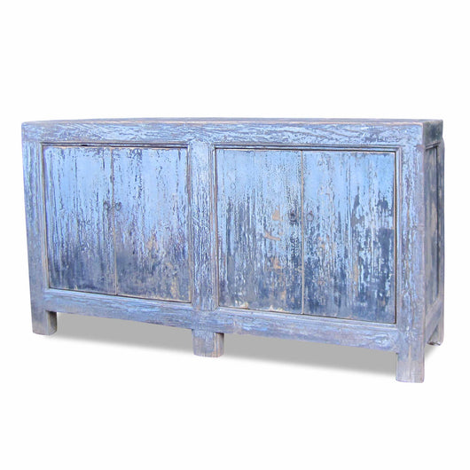 Four Door Blue & Grey Cabinet