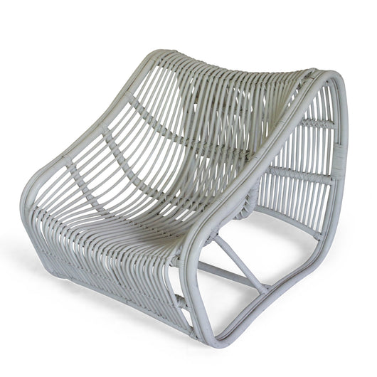White Rattan Chair