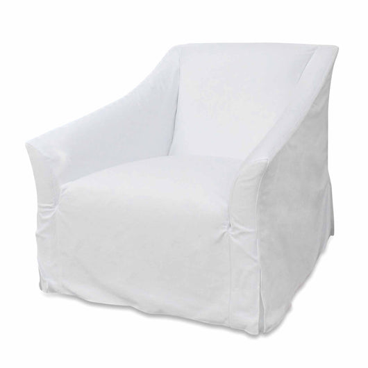 Pair Of Justine Club Chairs On Swivel