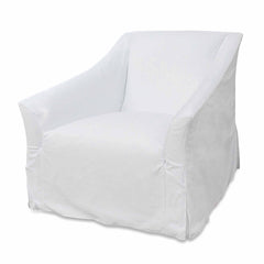 Pair Of Justine Club Chairs On Swivel