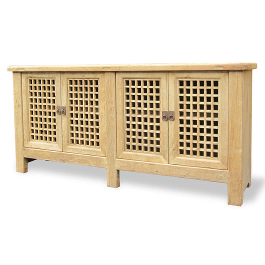 Double Door Grid Cabinet