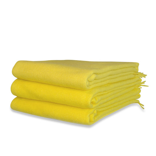 Lemon Wool Throw