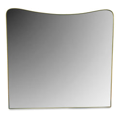 Brass Framed Mirror from France