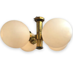 Brass Light with Globes