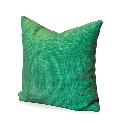 Green Basketweave Pillow