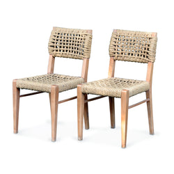 Set of 4 Armless Dining Chairs