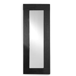 Black Wood Mirror