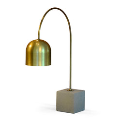 Brass and Cement Task Light