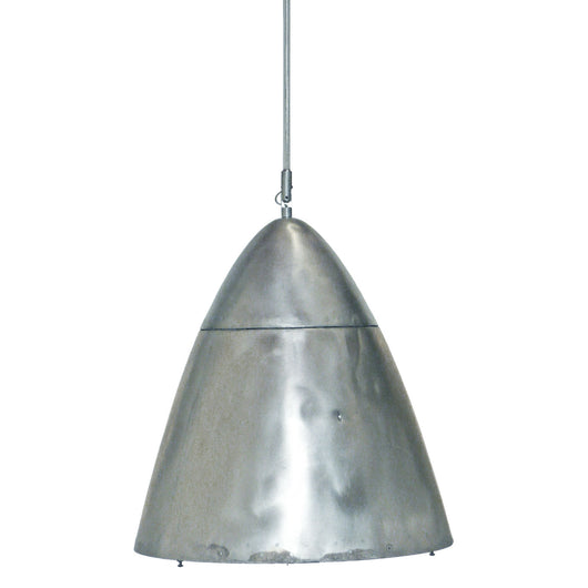 Metal Cone Pendant With Rivets